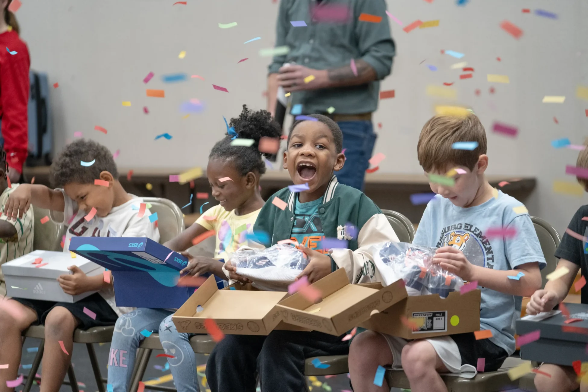Reading Program Marks Second Shoe Presentation Celebration